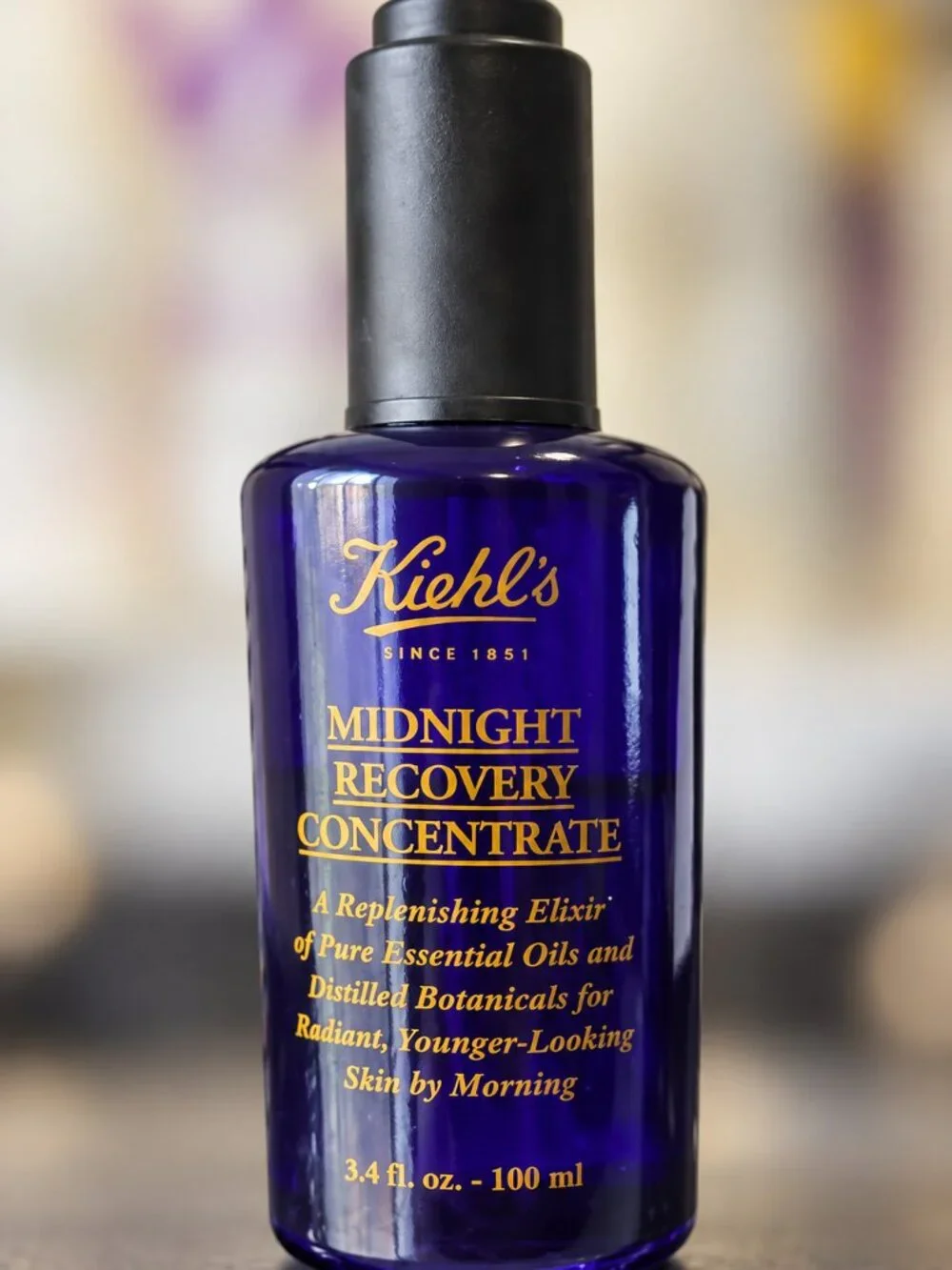 Kiehl's Since 1851 Midnight Recovery Concentrate Moist Face Oil Serum 3.4 FL OZ